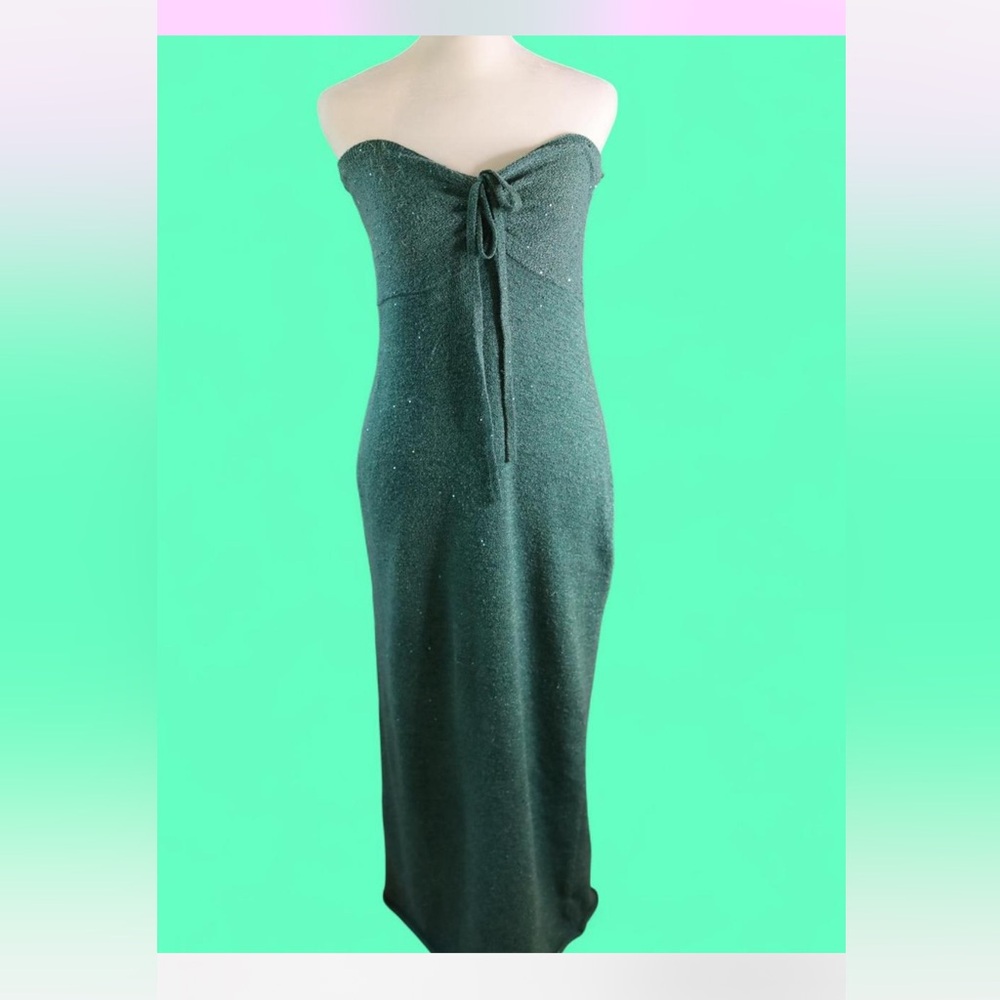Wild Fable Strapless Green Dress